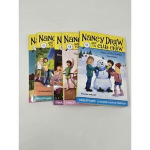 NANCY DREW & THE CLUE CREW CHILDREN PAPERBACK BOOKS 1 - 5 CAROLYN KEENE 2006
